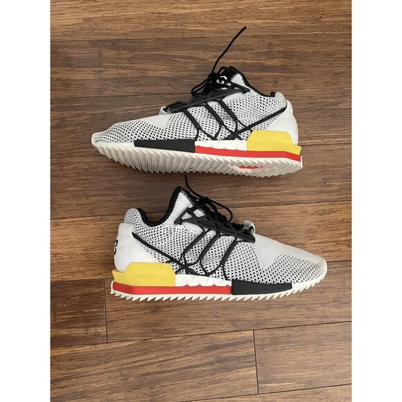 Y-3 Yohji Yamamoto White Mesh Sneakers - Size 11 - Picture 1 of 9